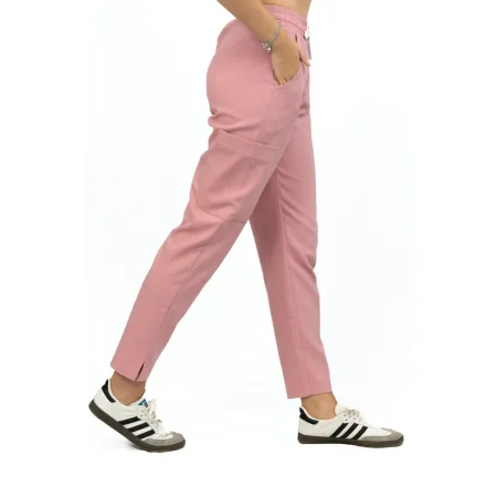 Spodnie medyczne MEDI TEDDY - VELVERDA DUSTY ROSE